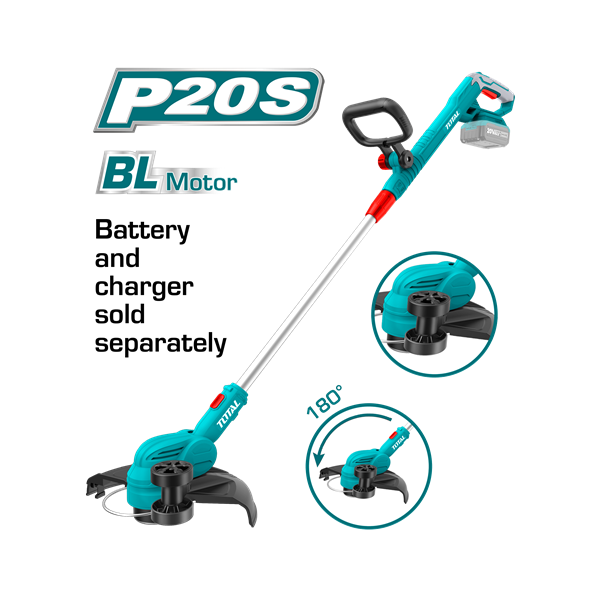 Total Cordless Grass Trimmer 20V 300mm
